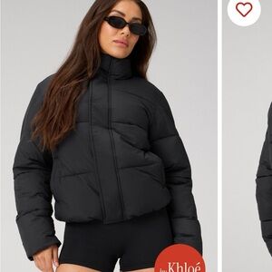 Fabletics Black Puffer Jacket